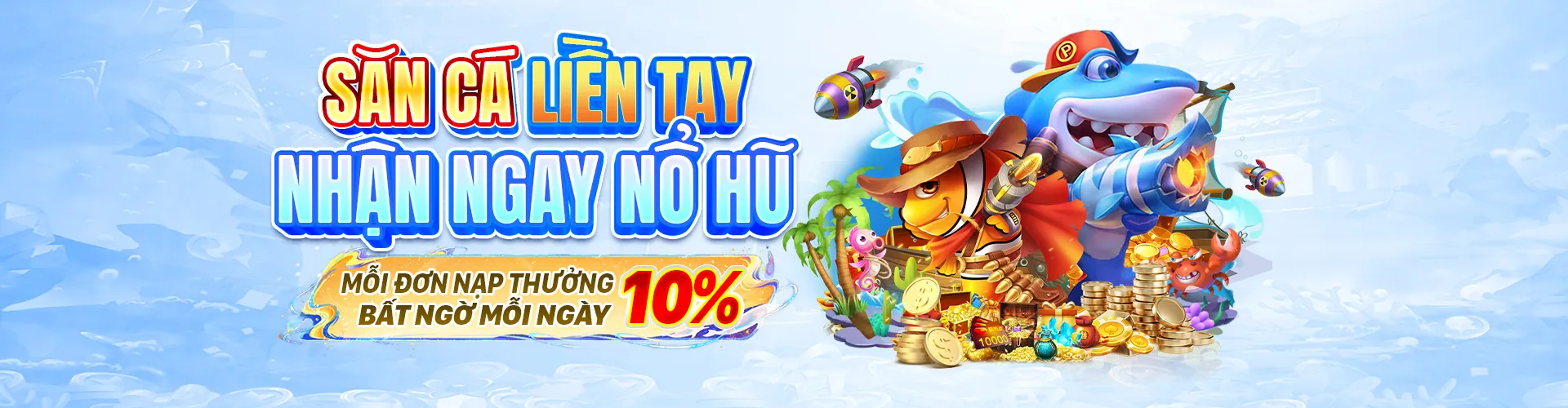 Hình ảnh chính game Bắn Cá MCW678 với đồ họa đại dương sống động